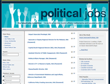 Tablet Screenshot of politicaljobs.net
